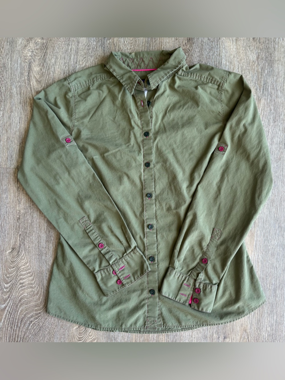 Patagonia Olive Green Button Down Shirt